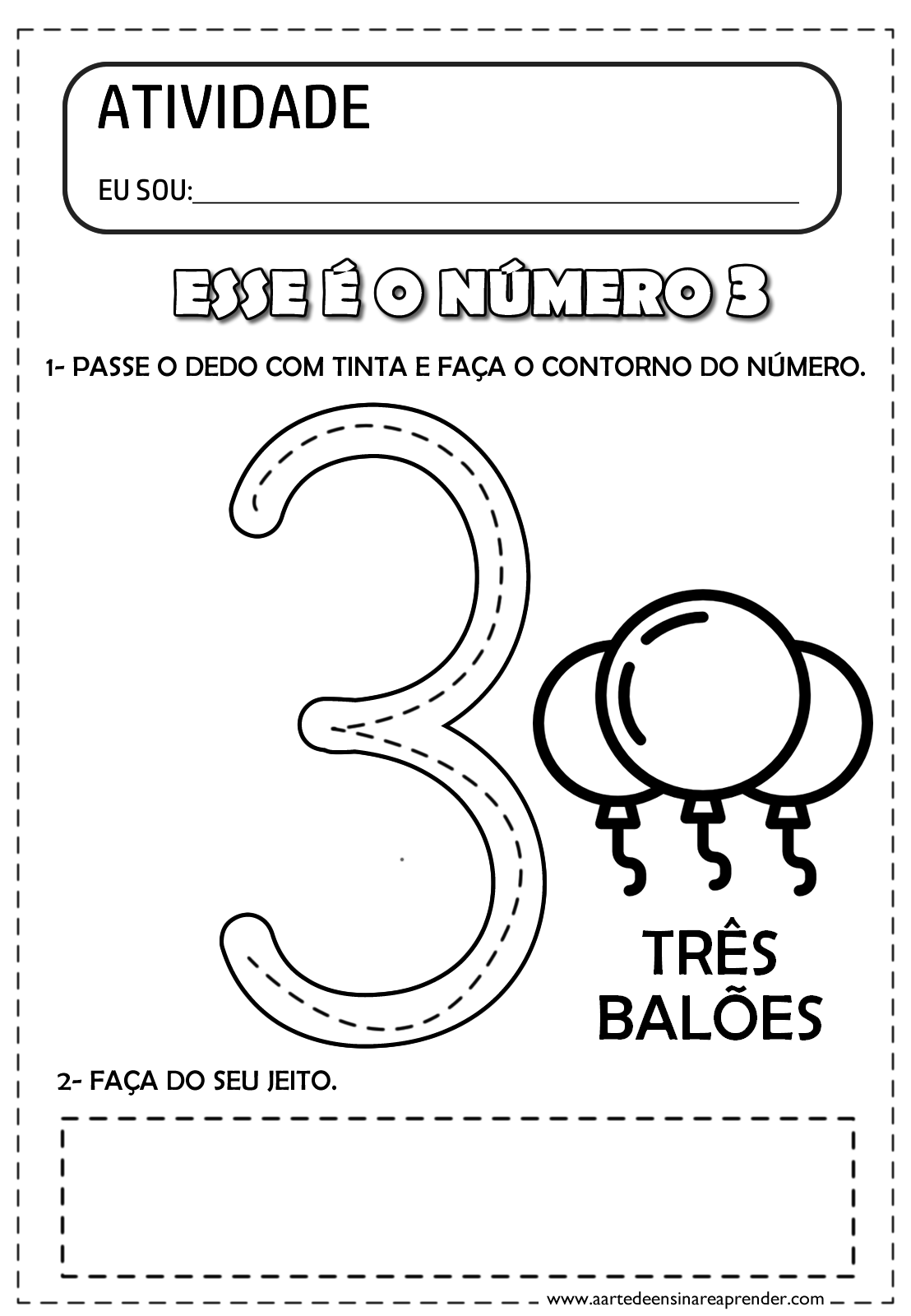 ATIVIDADES 3 ANOS
