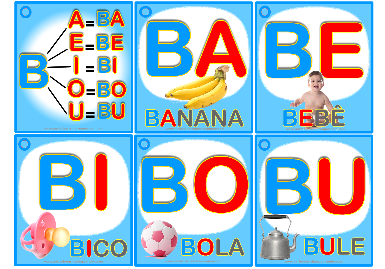 FLASHCARDS SÍLABAS