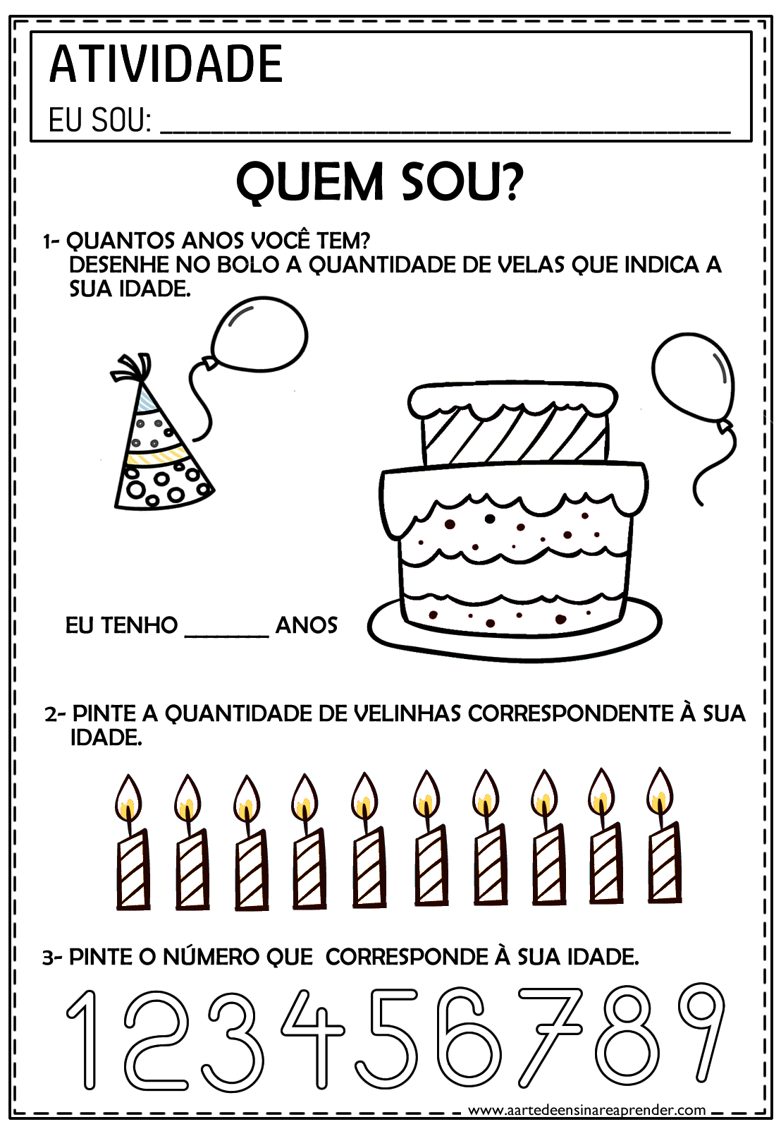 ATIVIDADES 5 ANOS