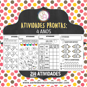 ATIVIDADES 4 ANOS